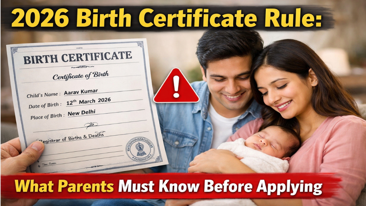 Birth certificate application guidelines for parents