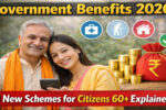 Government Benefits 2026: 8 New Schemes for Citizens 60+ Explained
