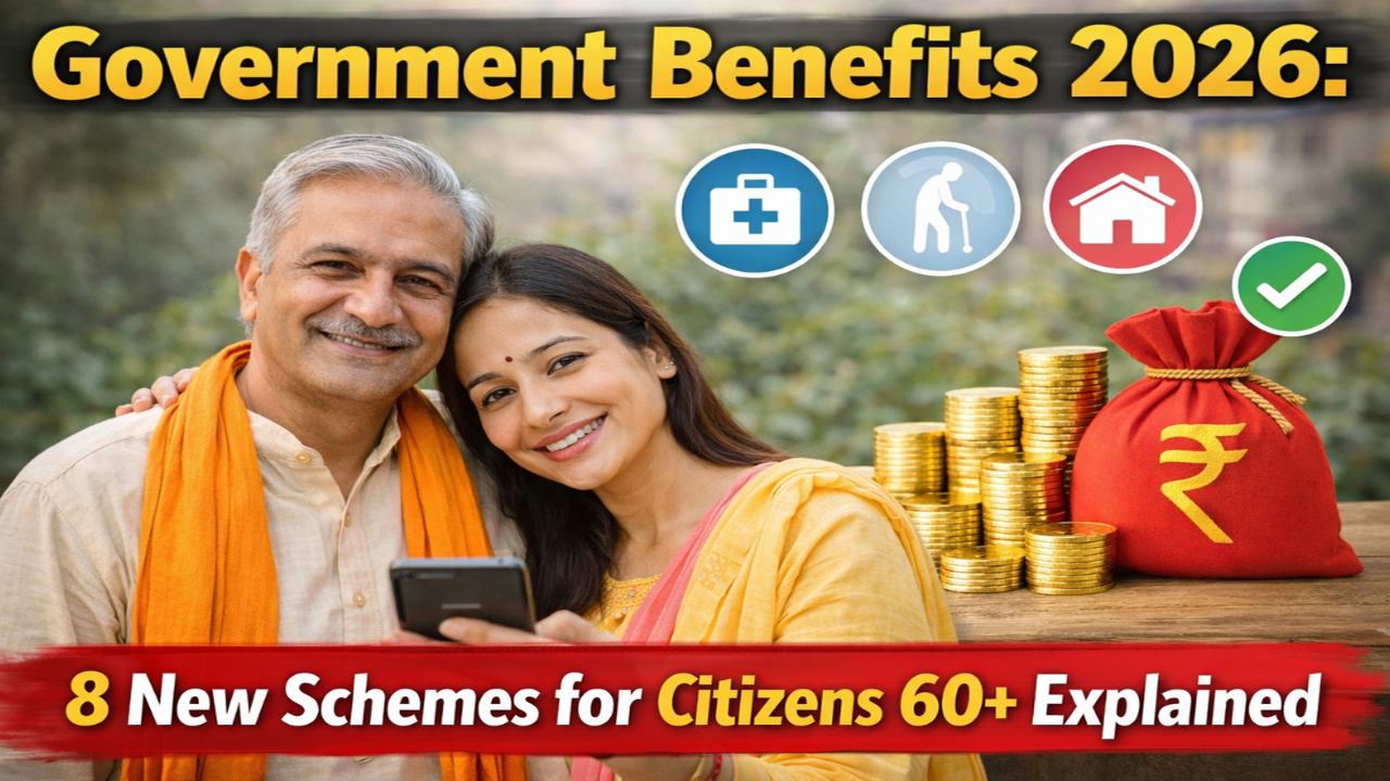 Government Benefits 2026: 8 New Schemes for Citizens 60+ Explained